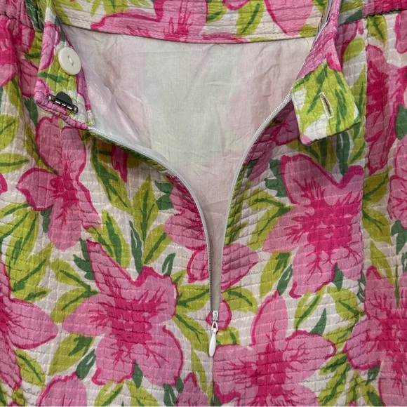 Talbots Pure Silk Pink Floral Skirt Women’s Small - Picture 3 of 6